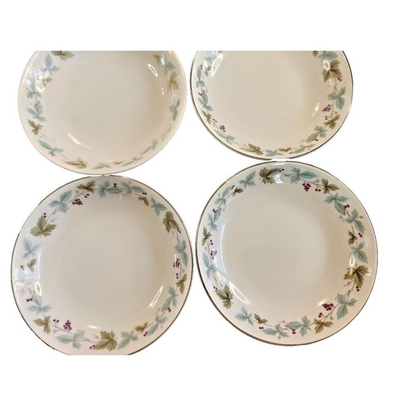 6 Fine China of Japan Vintage Fruit Dessert Bowls 5 ½" 6701 - Picture 3 of 9